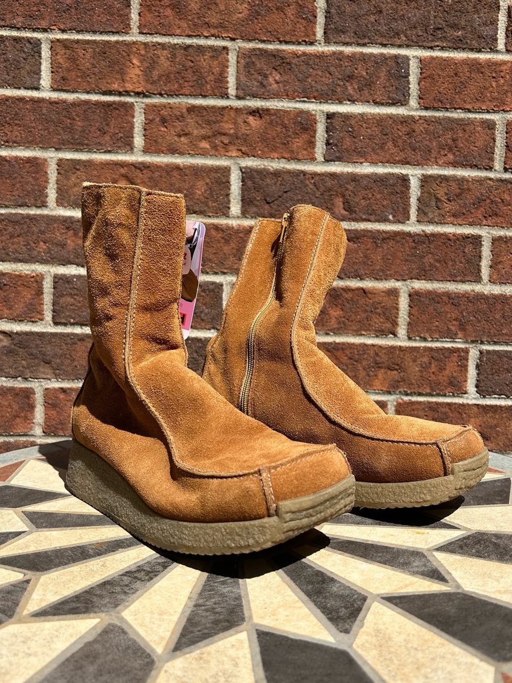 2000s leather suede boots - Picture 4 of 15